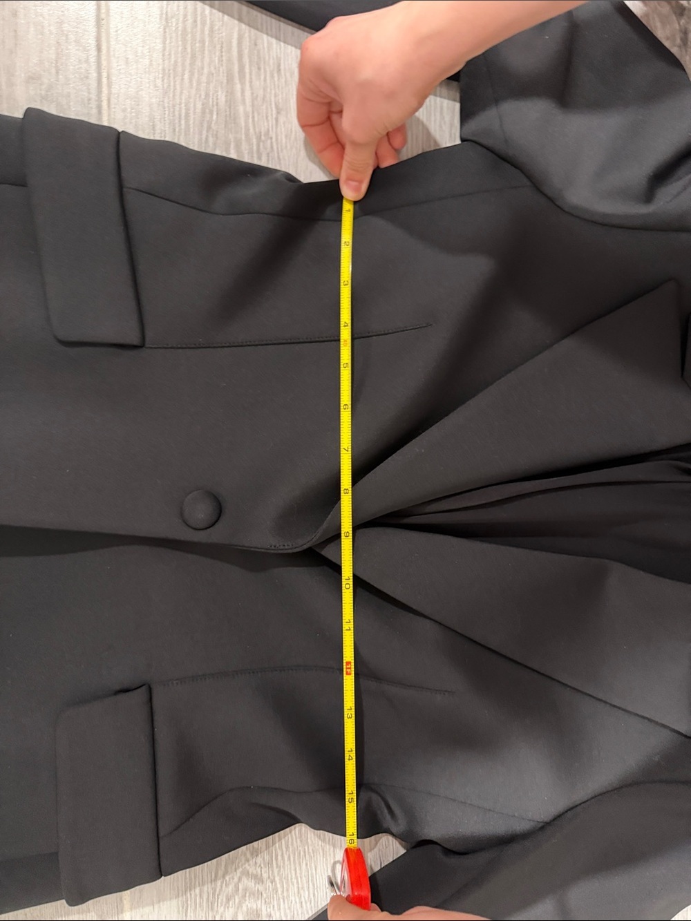 Good American Black Longline Blazer Size 2 - Picture 7 of 7